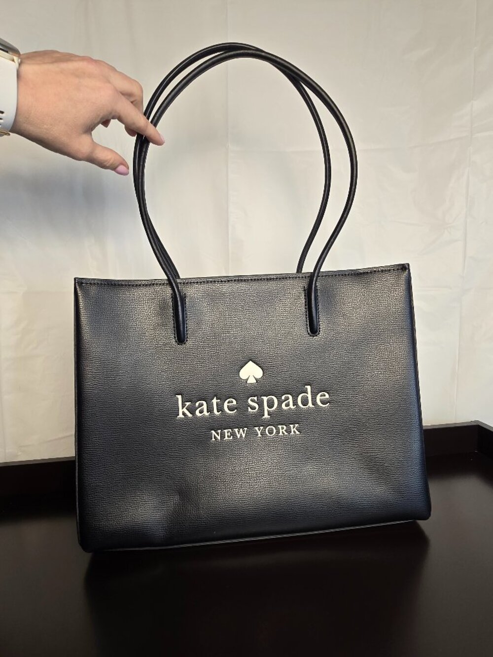 Kate Spade Trista Leather Large Shopper Tote